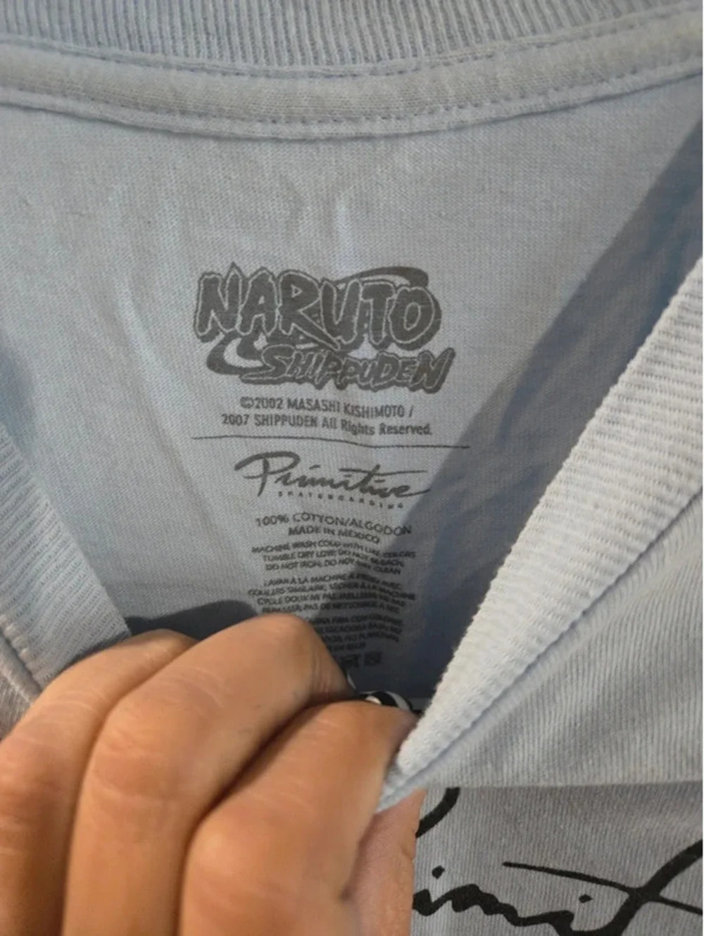 Vintage primitive naruto shirt size S